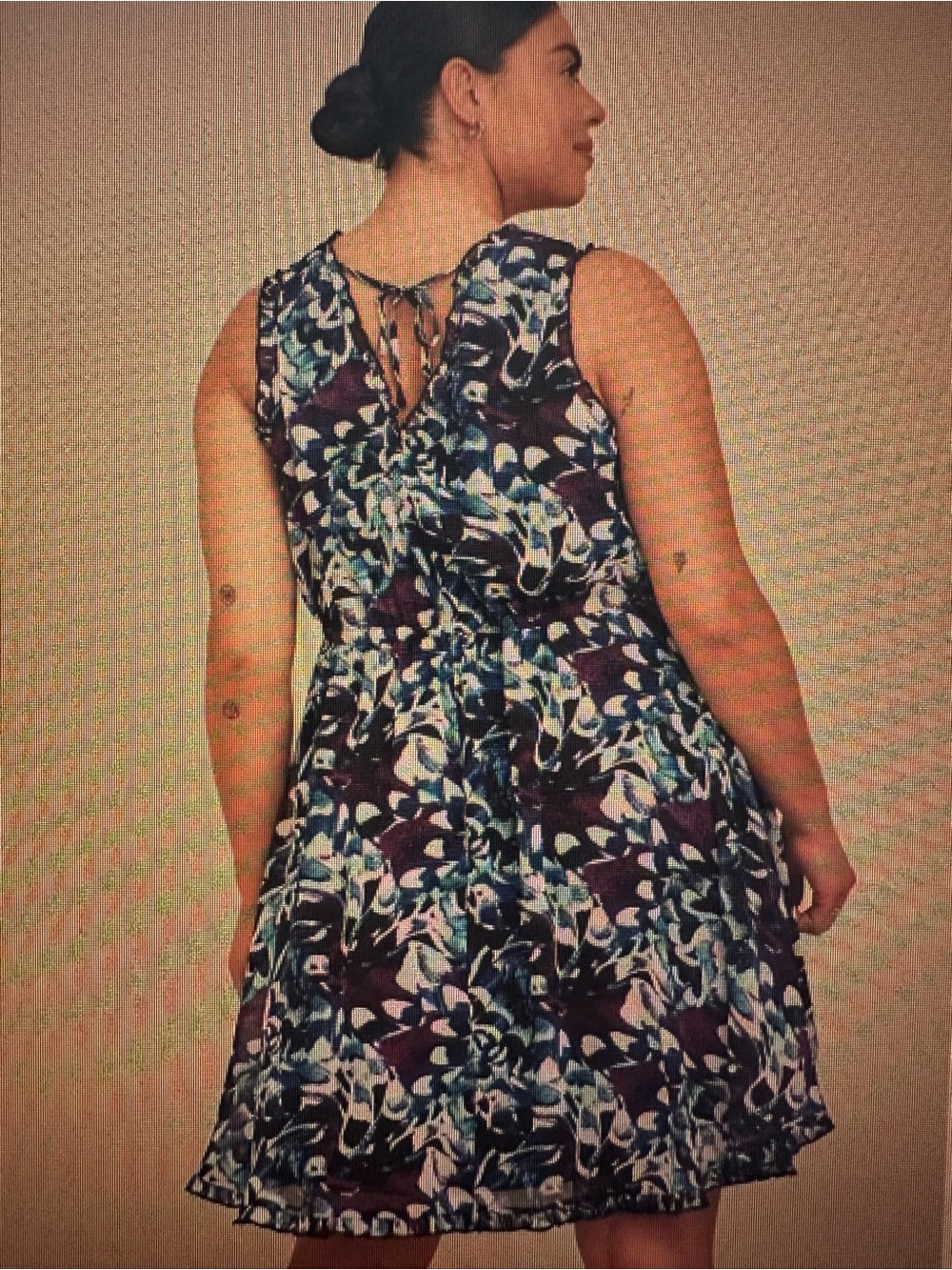 torrid Floral V-Neck Ruffle Mini Dress - Picture 2 of 5